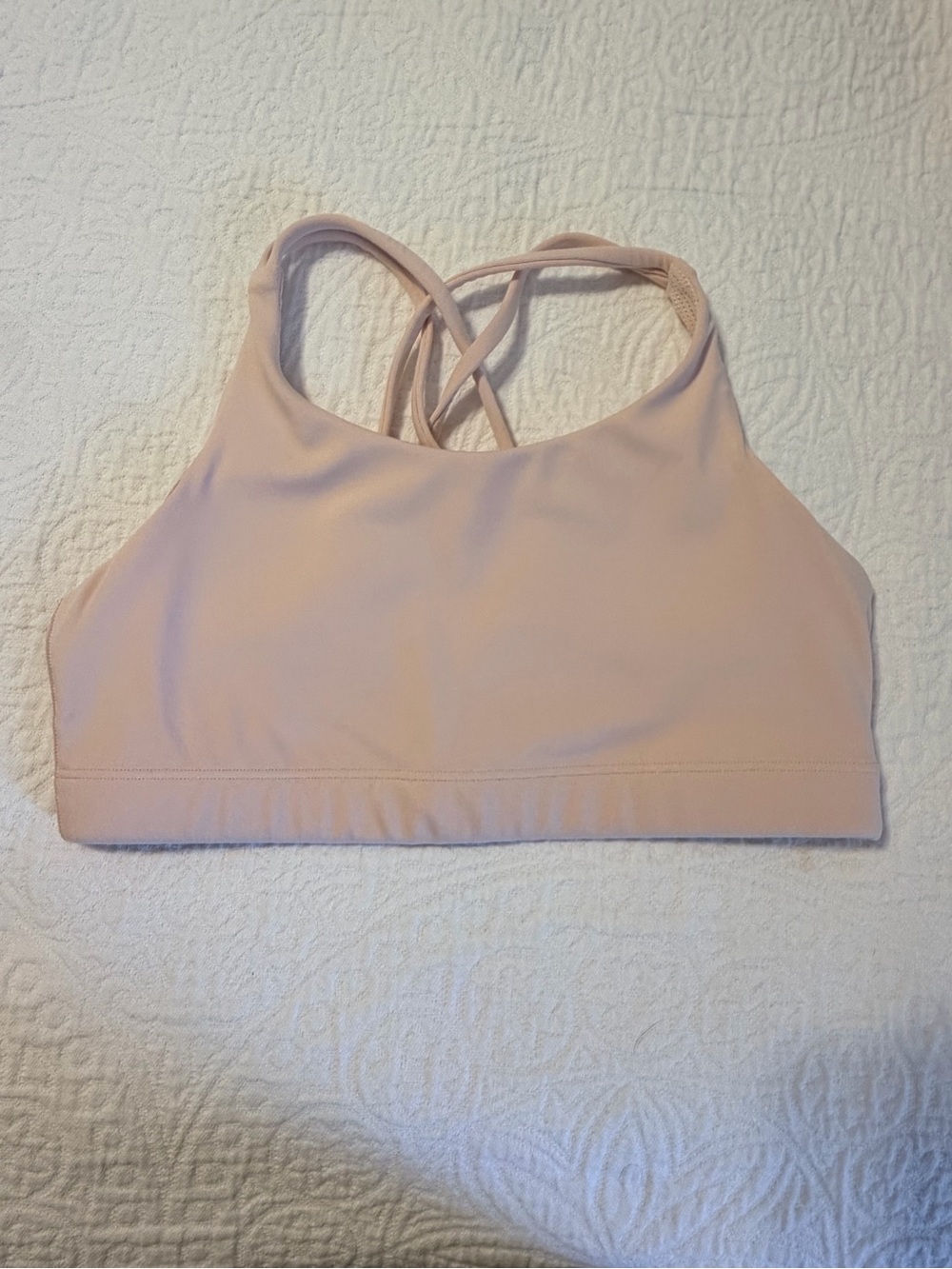 Athleta Blush Crossback Sports Bralette